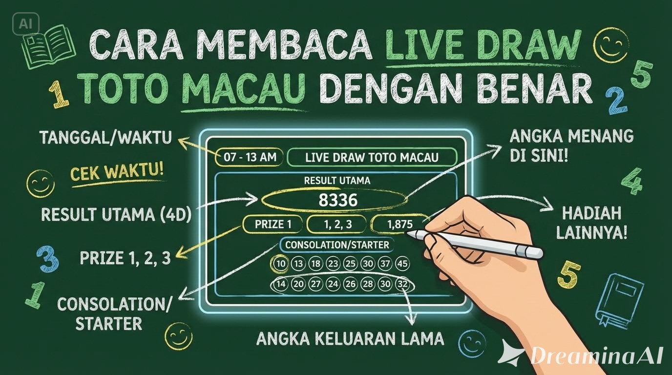 Cara Membaca Live Draw Toto Macau dengan Benar