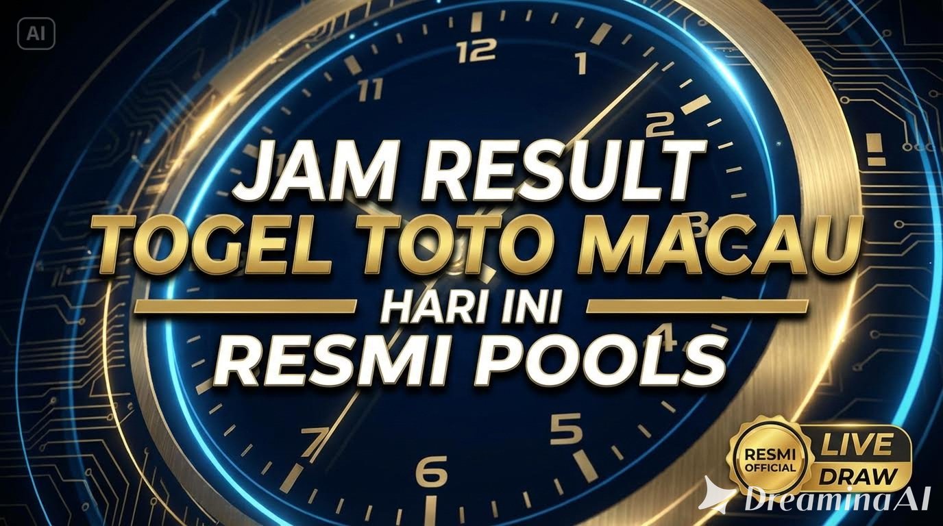Jam Result Togel Toto Macau Hari Ini Resmi Pools