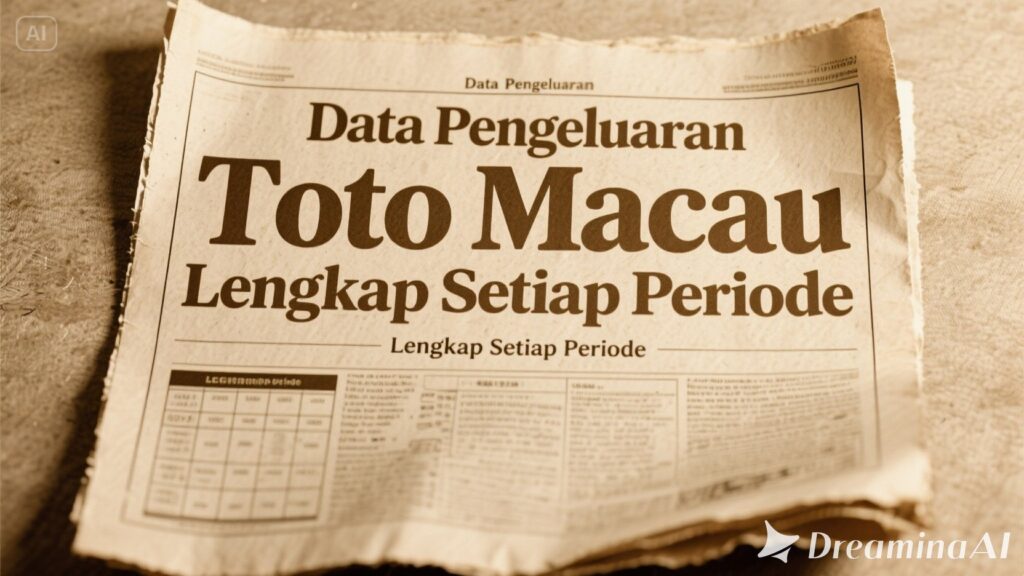 Data Pengeluaran Toto Macau Lengkap Setiap Periode