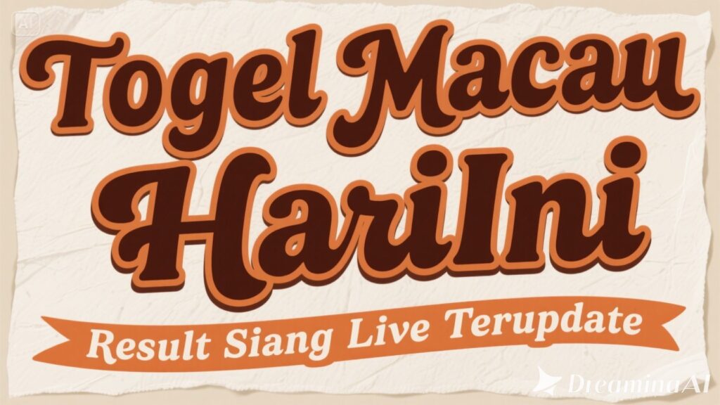 Togel Macau Hari Ini Result Siang Live Terupdate