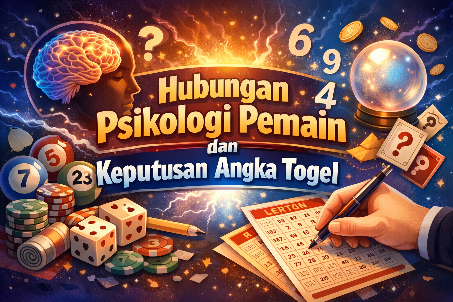Hubungan Psikologi Pemain dan Keputusan Angka Togel