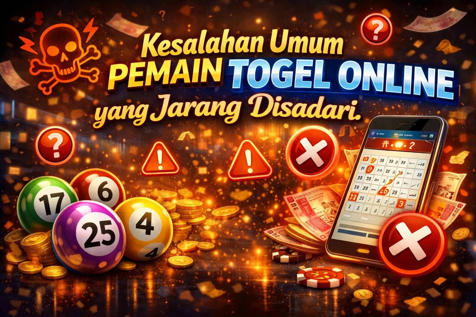 Kesalahan Umum Pemain Togel Online yang Jarang Disadari